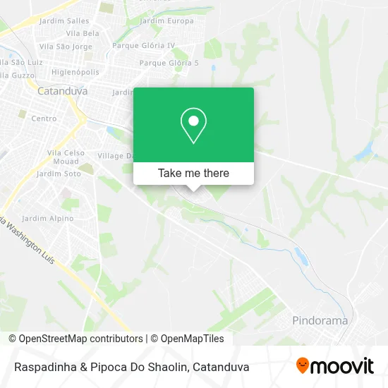 Raspadinha & Pipoca Do Shaolin map