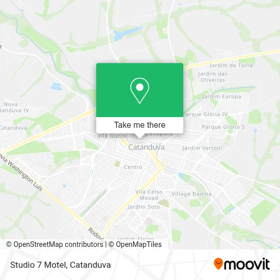 Studio 7 Motel map