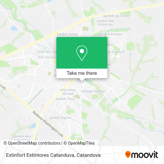 Extinfort Extintores Catanduva map