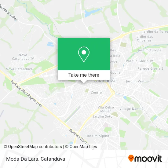 Moda Da Lara map