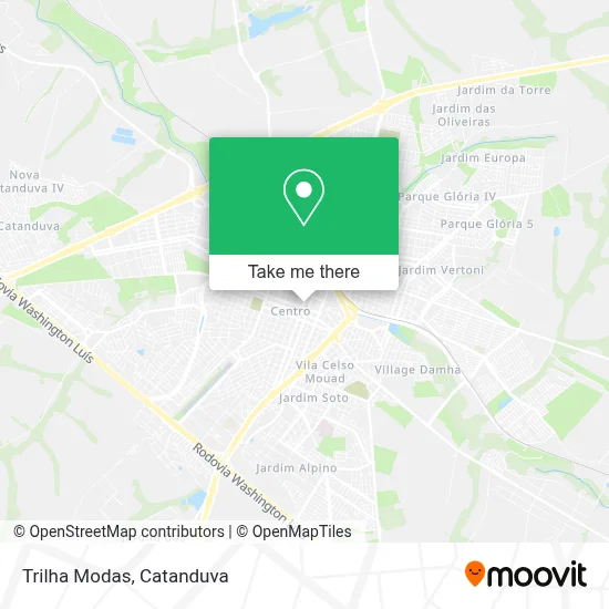 Trilha Modas map