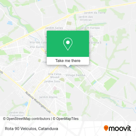 Rota 90 Veiculos map