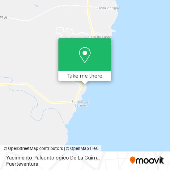 Yacimiento Paleontológico De La Guirra map