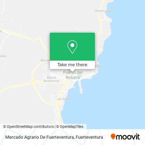 Mercado Agrario De Fuerteventura map