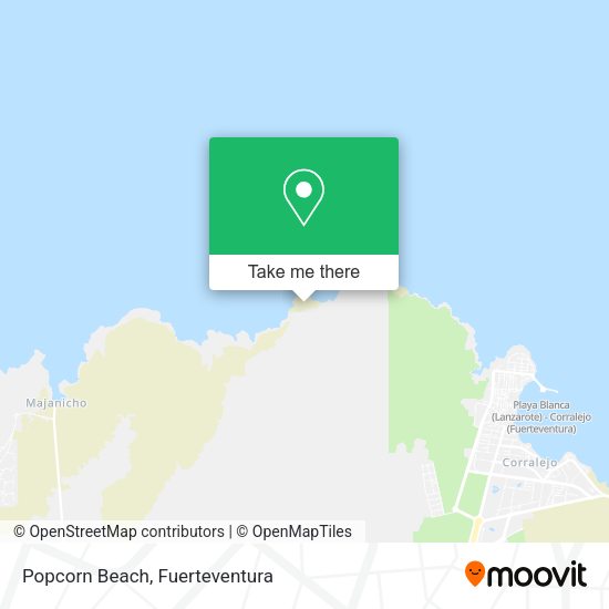 Popcorn Beach map