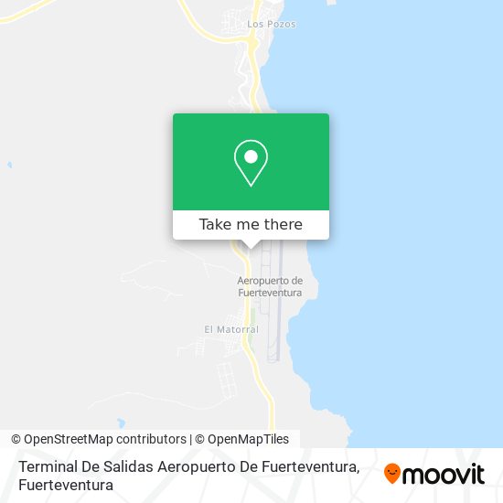 mapa Terminal De Salidas Aeropuerto De Fuerteventura