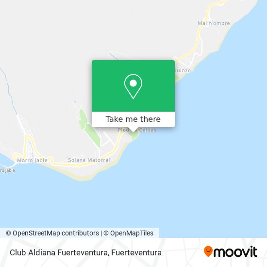 Club Aldiana Fuerteventura map