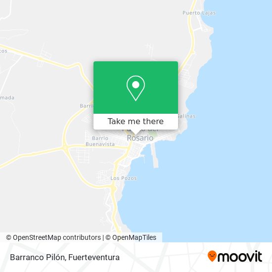 Barranco Pilón map