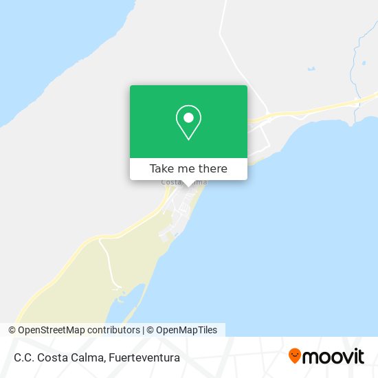 C.C. Costa Calma map