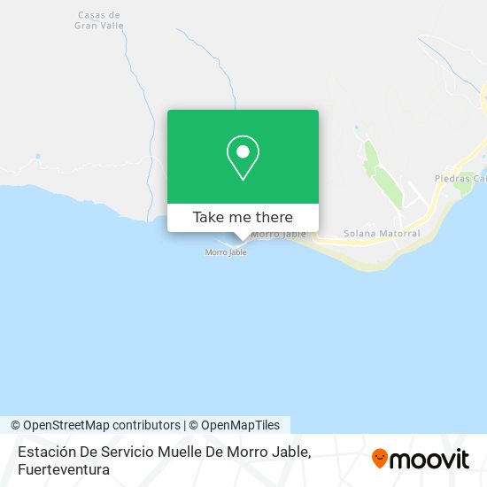 Estación De Servicio Muelle De Morro Jable map