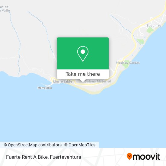 Fuerte Rent A Bike map