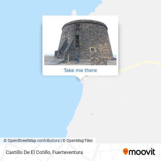Castillo De El Cotillo map