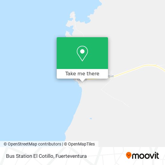 Bus Station El Cotillo map