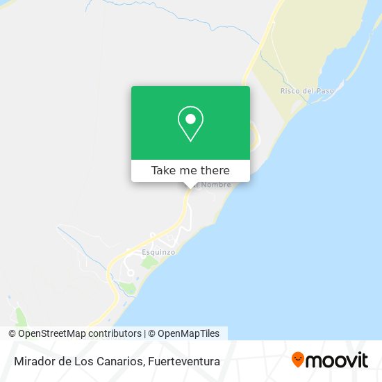 Mirador de Los Canarios map