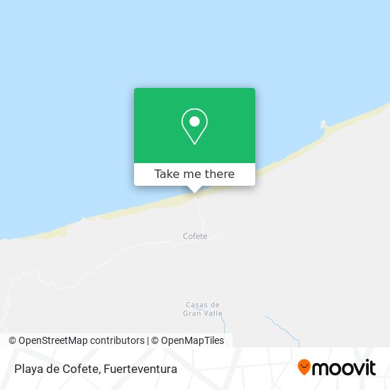 Playa de Cofete map