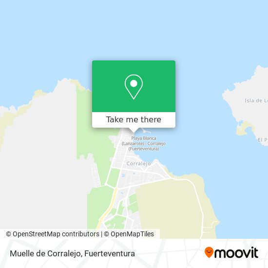 Muelle de Corralejo map