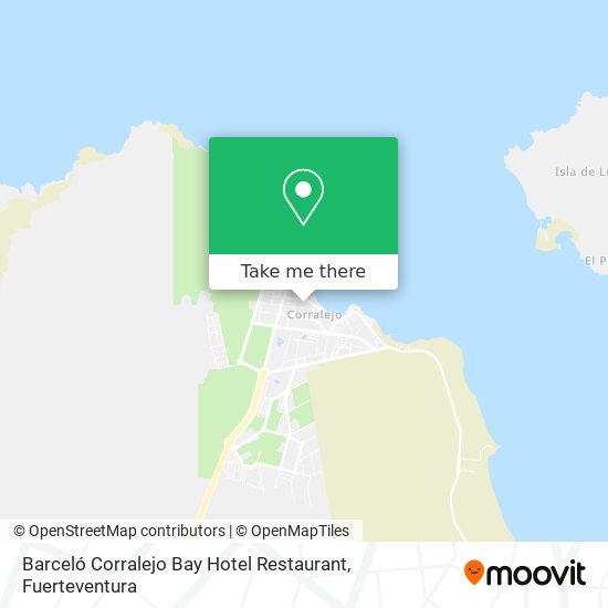 Barceló Corralejo Bay Hotel Restaurant map