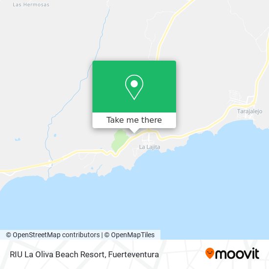 RIU La Oliva Beach Resort map