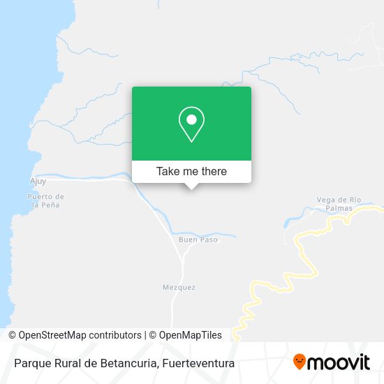 Parque Rural de Betancuria map