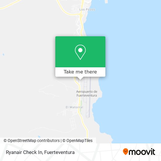 Ryanair Check In map