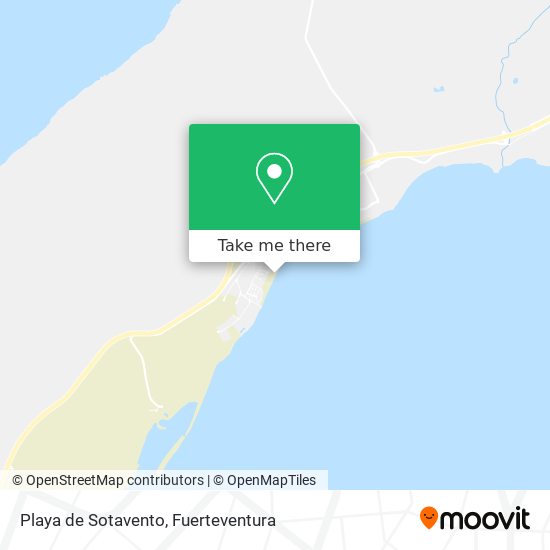 Playa de Sotavento map