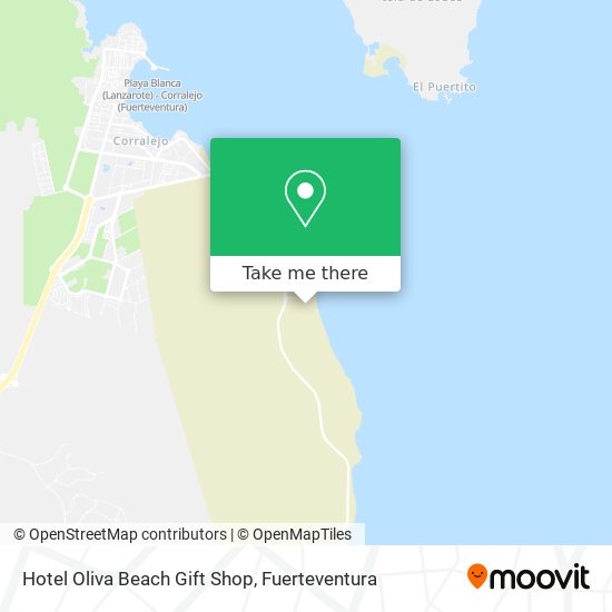 Hotel Oliva Beach Gift Shop map