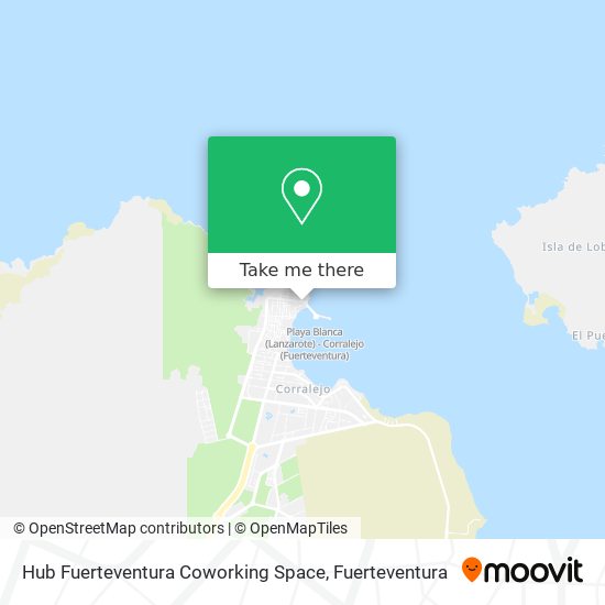 Hub Fuerteventura Coworking Space map