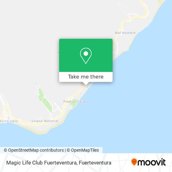 Magic Life Club Fuerteventura map
