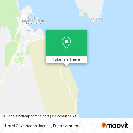 Hotel Oliva beach Jacuzzi map