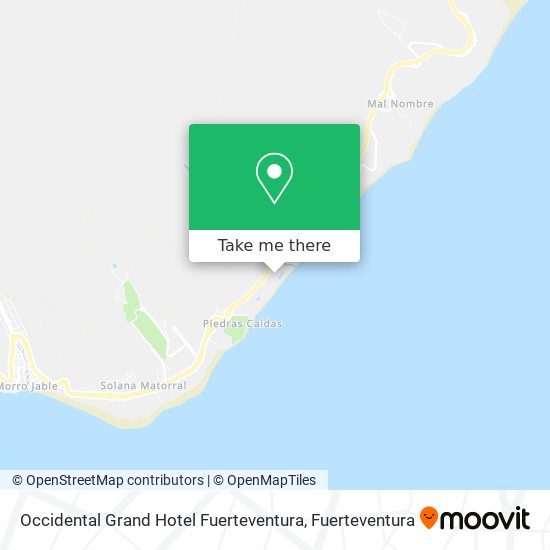 Occidental Grand Hotel Fuerteventura map
