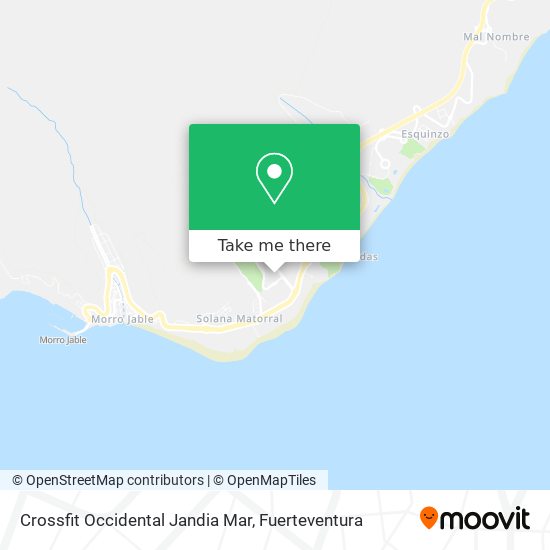 Crossfit Occidental Jandia Mar map