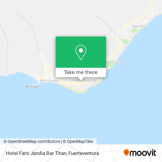 Hotel Faro Jandia Bar Titan map