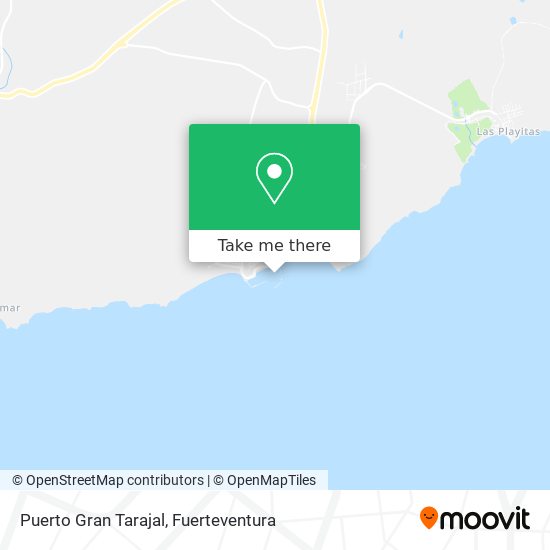Puerto Gran Tarajal map