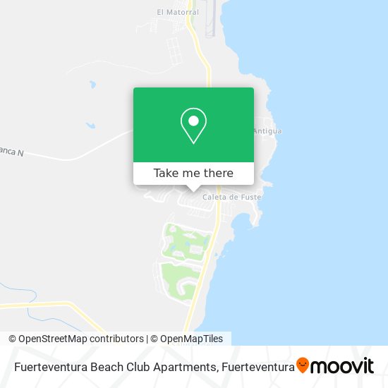 Fuerteventura Beach Club Apartments map