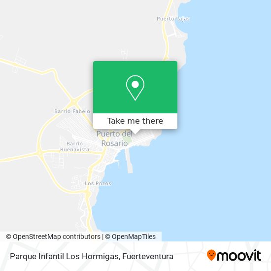 Parque Infantil Los Hormigas map