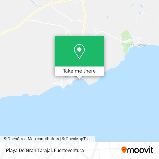 Playa De Gran Tarajal map