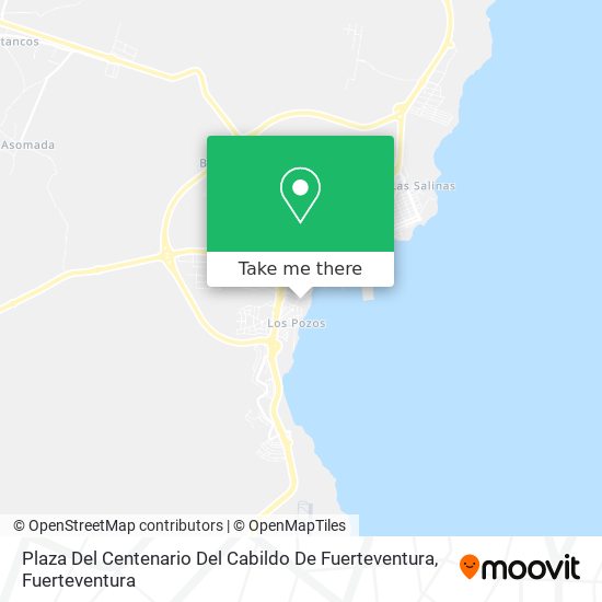 mapa Plaza Del Centenario Del Cabildo De Fuerteventura