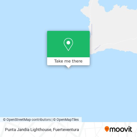 Punta Jandía Lighthouse map