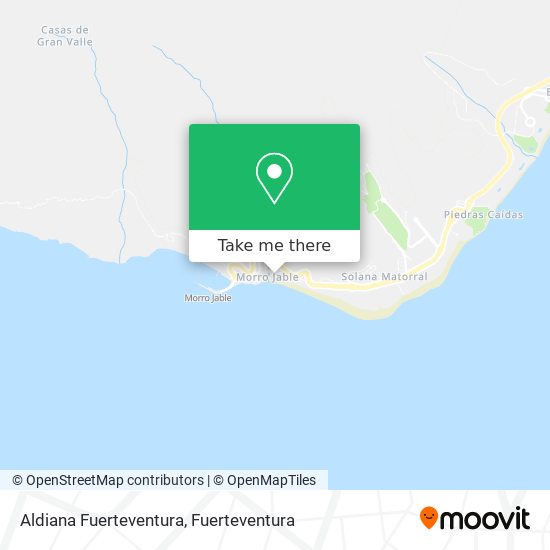 Aldiana Fuerteventura map