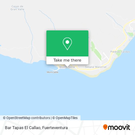 Bar Tapas El Callao map
