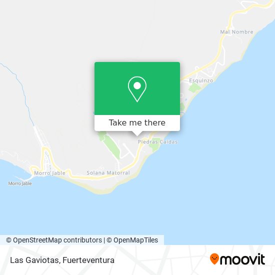 Las Gaviotas map