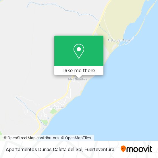 Apartamentos Dunas Caleta del Sol map