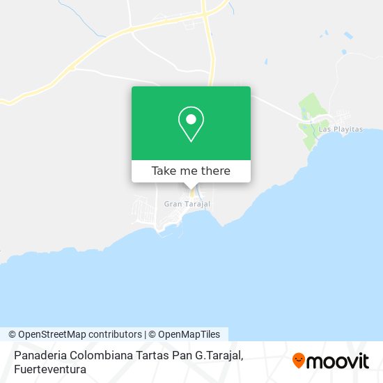 Panaderia Colombiana Tartas Pan G.Tarajal map