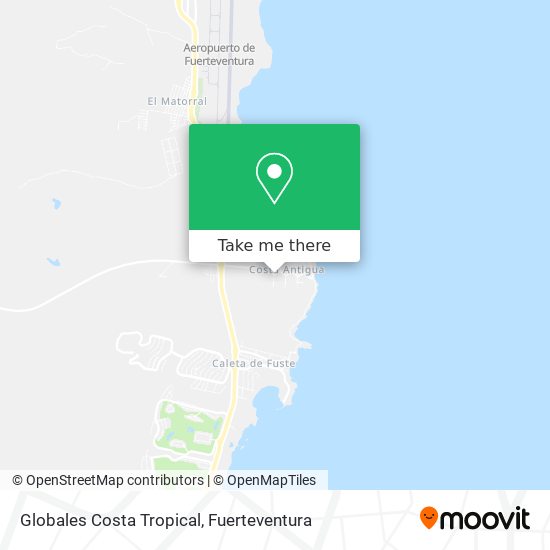 Globales Costa Tropical map