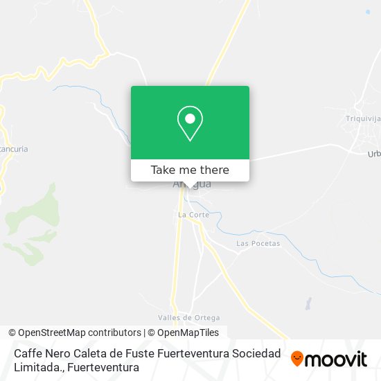 Caffe Nero Caleta de Fuste Fuerteventura Sociedad Limitada. map