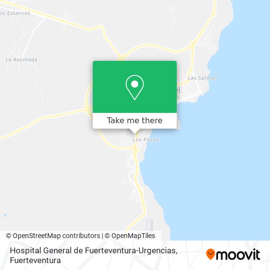 Hospital General de Fuerteventura-Urgencias map