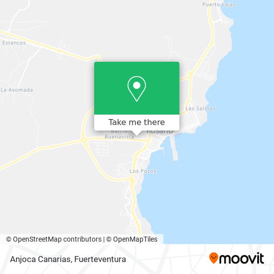 Anjoca Canarias map