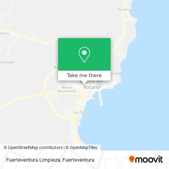 Fuerteventura Limpieza map
