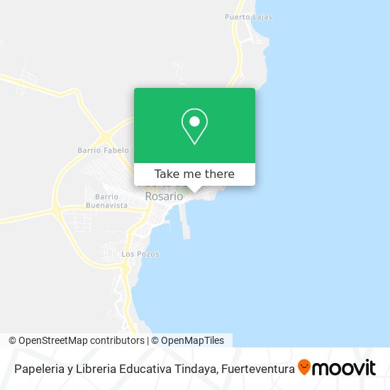 mapa Papeleria y Libreria Educativa Tindaya