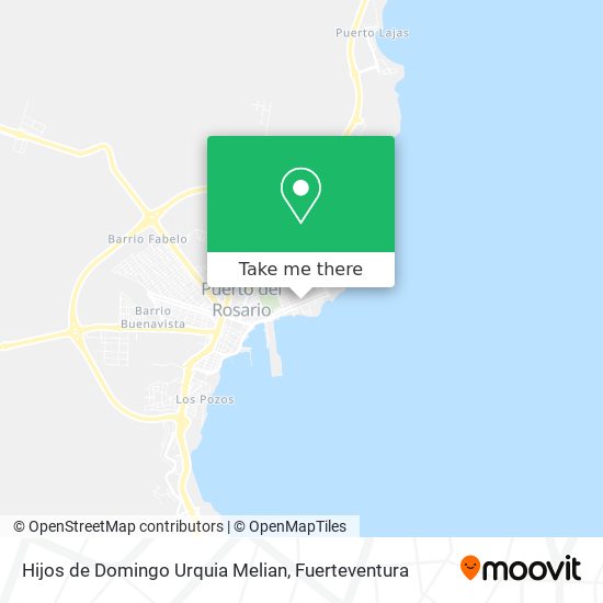 Hijos de Domingo Urquia Melian map